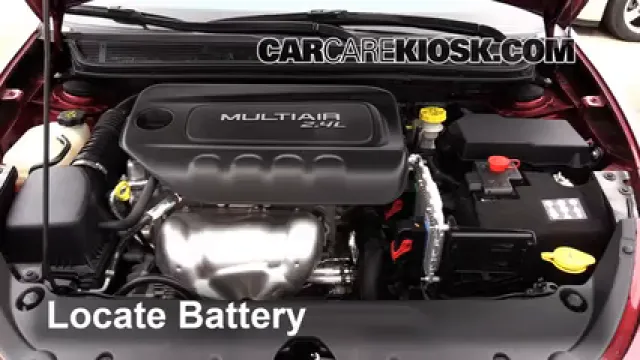 2015 Dodge Dart SXT 2.4L 4 Cyl. Battery Jumpstart